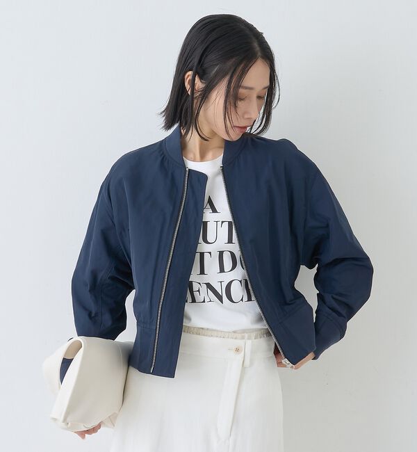 Rouge vif「ミリタリーブルゾン/形状記憶/シワ防止」|ブルゾン・スタジャン|