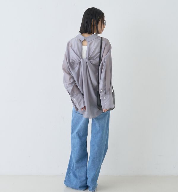 Rouge vif「【2026SS新作】【人気追加】バックツイストシャツ」|シャツ・ブラウス|