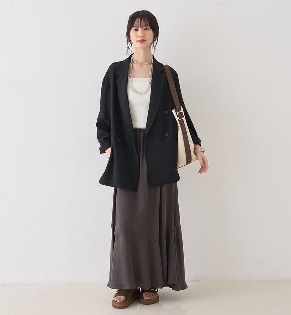 Rouge vif「バスケットメッシュダブルジャケット」|テーラードジャケット|