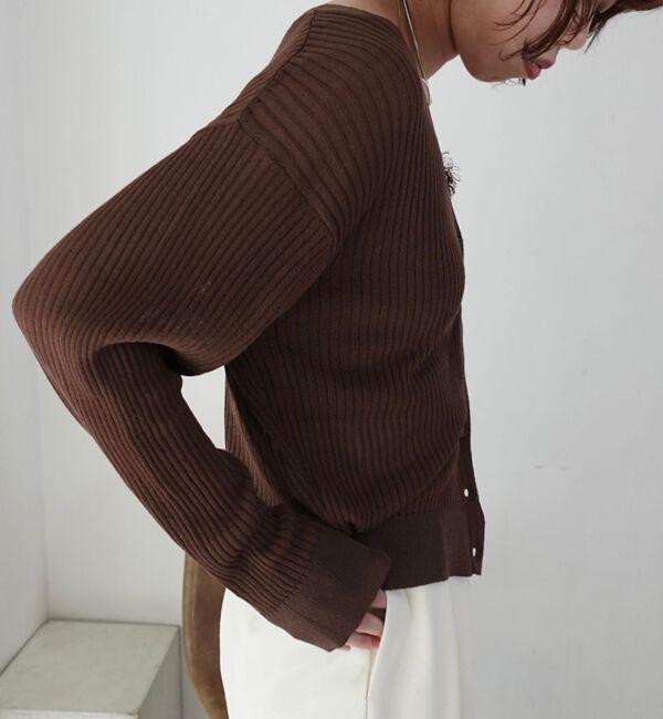 Rouge vif「【一部店舗限定】レースキャミ付きニットアンサンブル/カーディガン/レーストップス」|カーディガン|