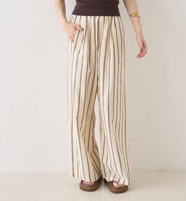 Rouge vif「ストライプイージーパンツ/ウエストゴム」|その他|