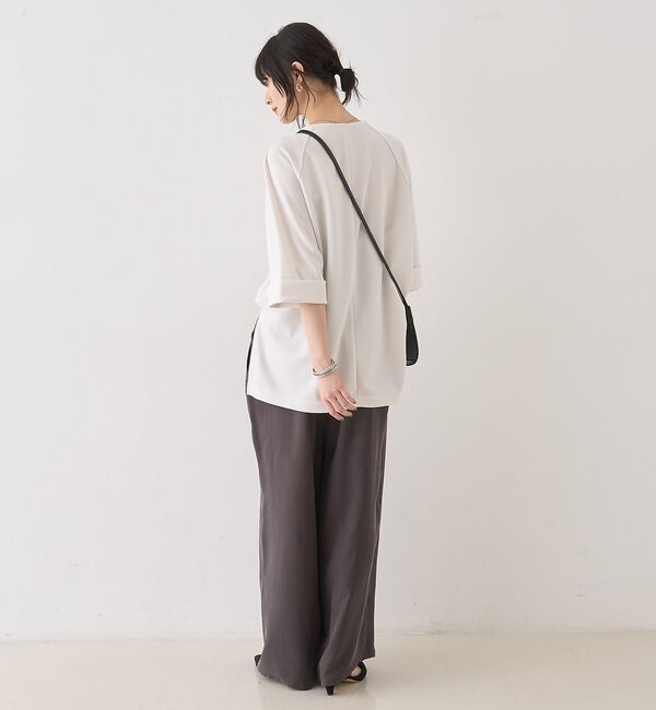 Rouge vif「ダンボールゆったりブラウス/カットソー/半袖」|シャツ・ブラウス|