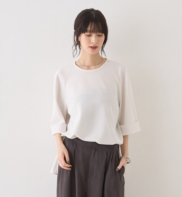 Rouge vif「ダンボールゆったりブラウス/カットソー/半袖」|シャツ・ブラウス|