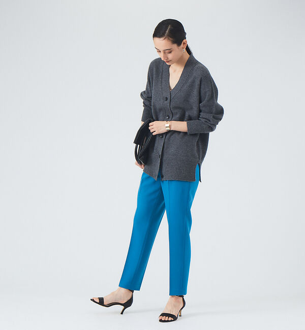 qualite「【新色登場】【セットアップ対応】ダブルクロスハイウエストテーパードパンツ」|その他|