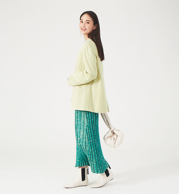 qualite「リブニットワンピース」|ワンピース|