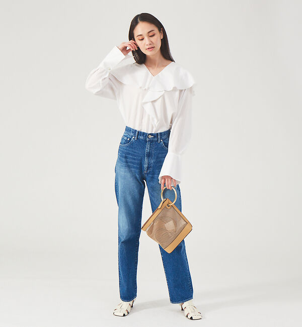 qualite「【e&times;qualite】ストレートデニム」|デニム|