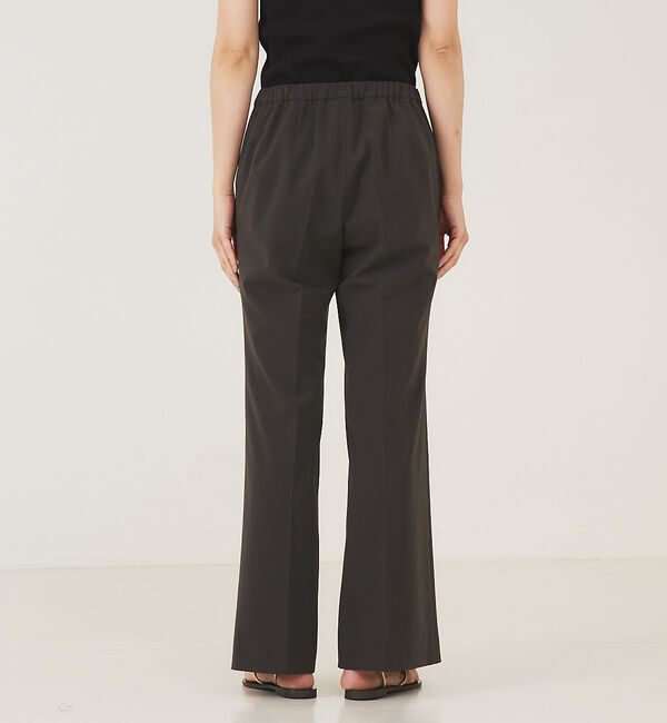 qualite「ストレッチセンタープレスフレアパンツ」|その他|