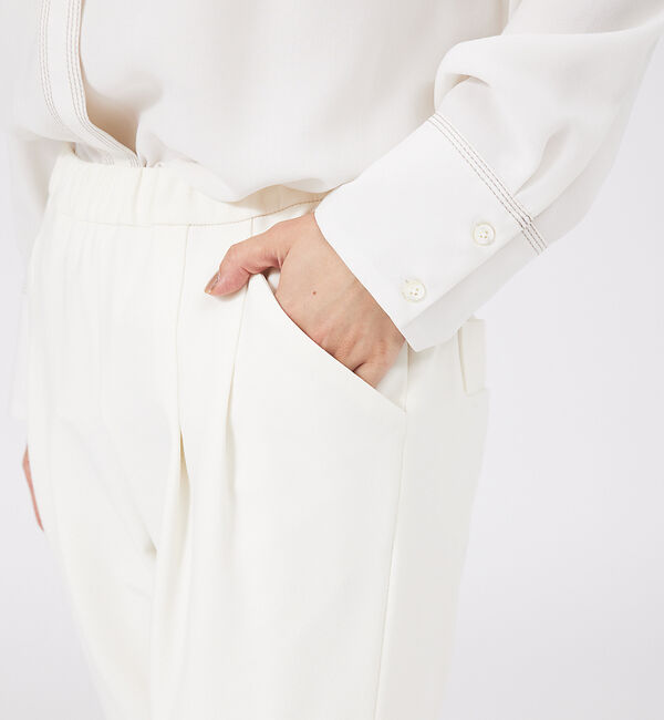 qualite「【大好評により今季も登場】2WAYバックピーチタックパンツ」|その他|