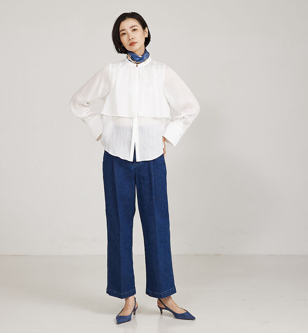 qualite「【e&times;qualite】トラウザーデニム」|デニム|