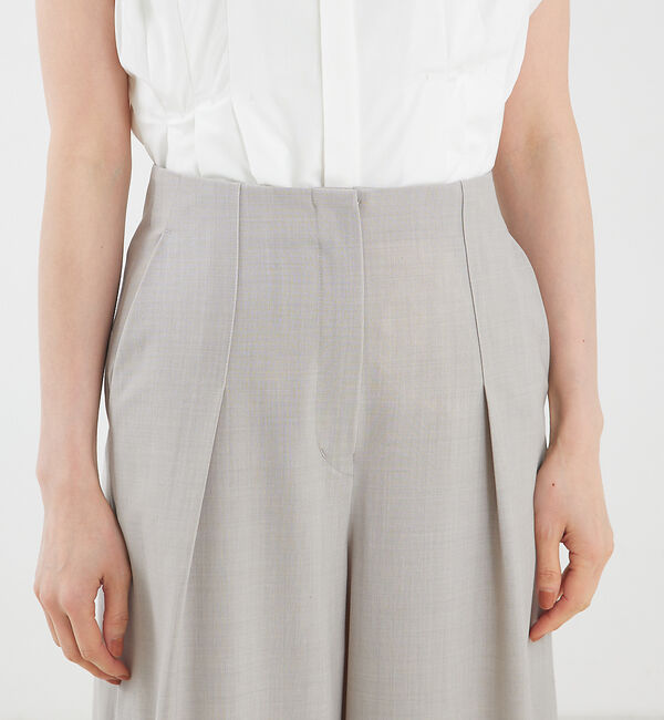 qualite「サイドボタンクロップドパンツ」|その他|