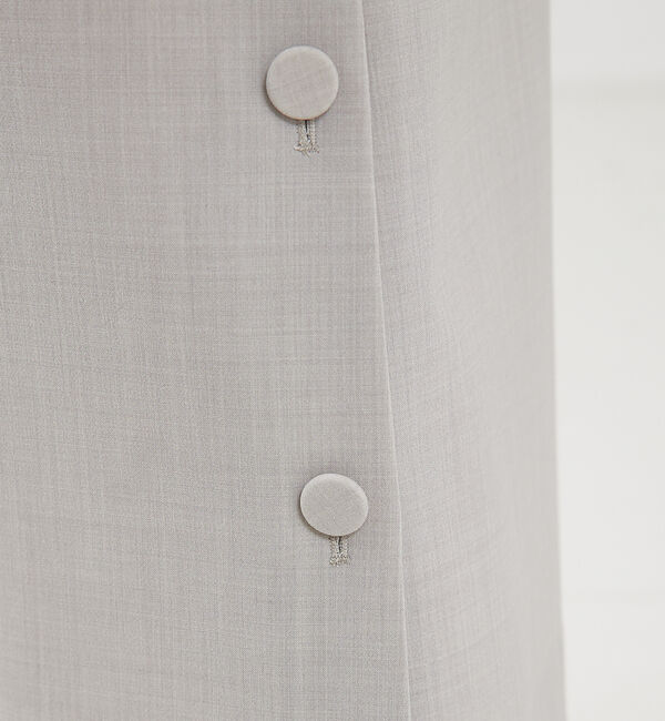 qualite「サイドボタンクロップドパンツ」|その他|