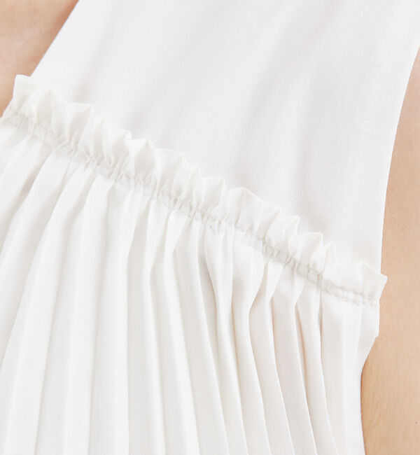 qualite「サーキュラープリーツワンピース」|ワンピース|