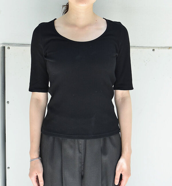 qualite「ランダムテレコTシャツ」|Tシャツ・カットソー|