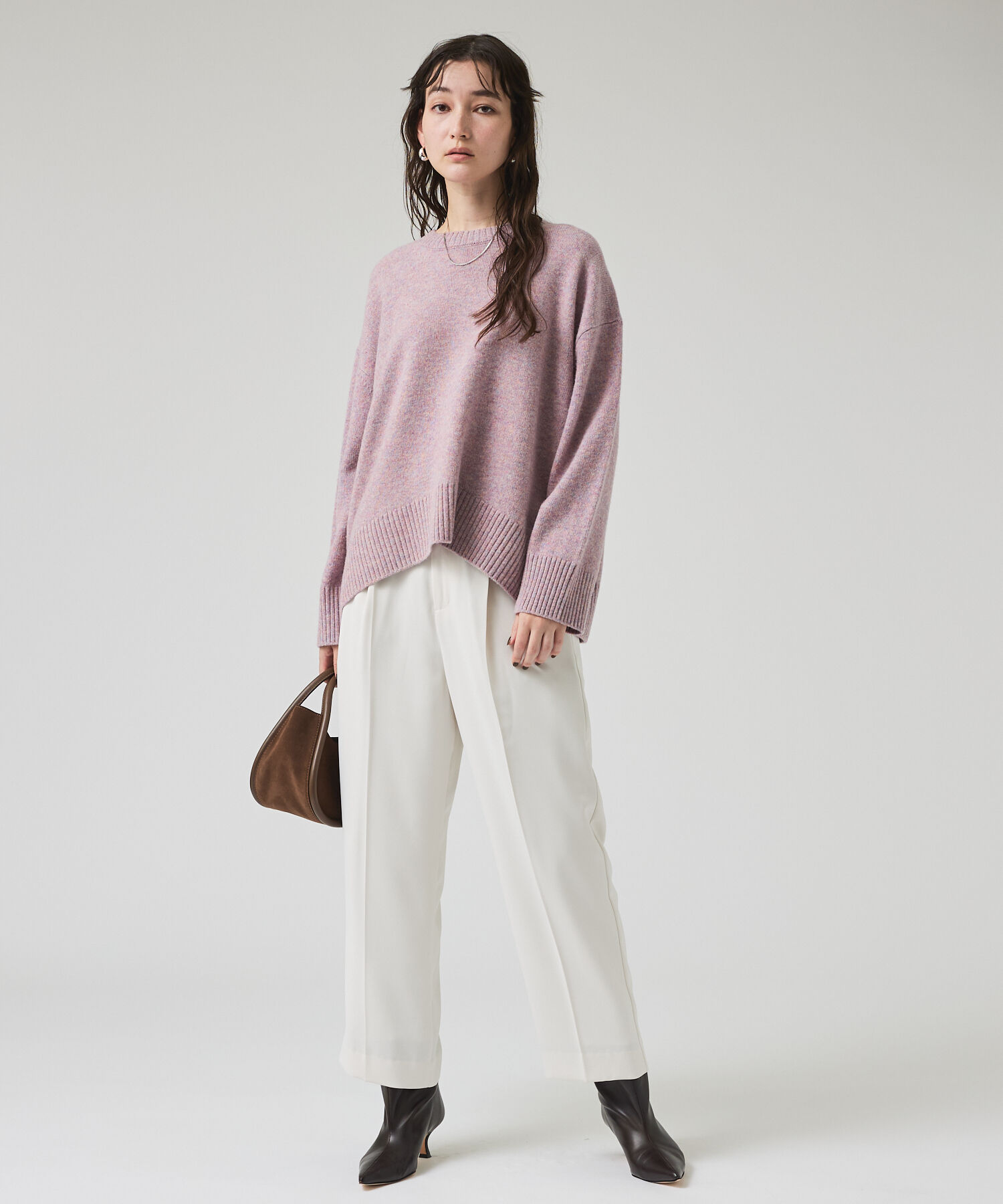 qualite「マットサテンストレートパンツ」|その他|