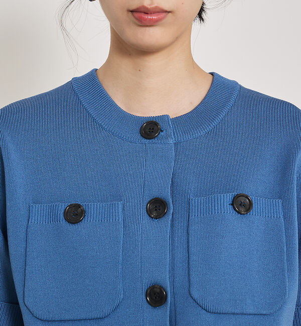 qualite「ショートスリーブカーデ」|カーディガン|