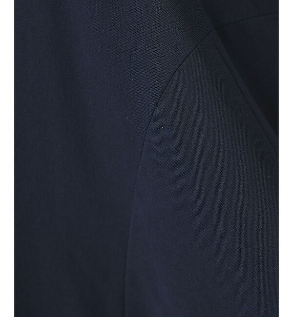 qualite「ネイビー数点入荷！在庫あるのみ！【大人のスプリングコート】オーバースタンドコート」|トレンチコート|