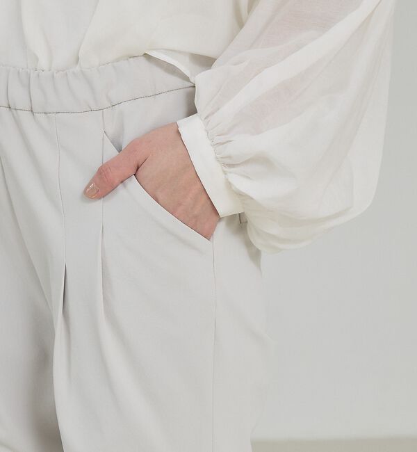 qualite「【大人気パンツが今年も登場！新色追加】2WAYストレッチタックパンツ」|その他|