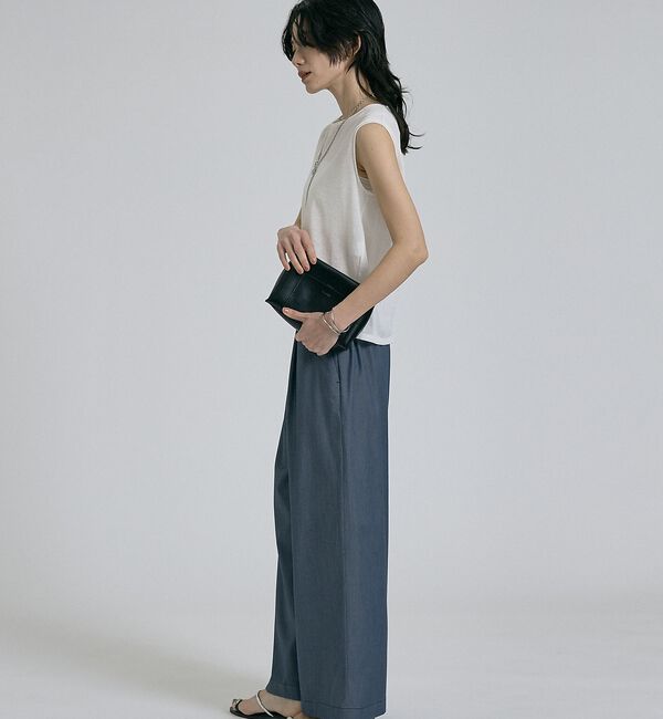 qualite「【接触冷感＆セットアップ対応】ライトデニムパンツ」|その他|