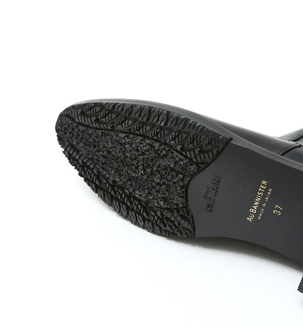 AU BANNISTER「【スノーソール】切り替えフラットロングブーツ」|ショートブーツ|