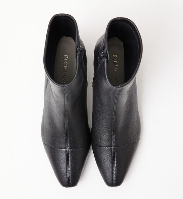 AU BANNISTER「【最高ブーツ/ 5cmヒール】ストレッチショートブーツ」|ショートブーツ|