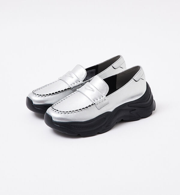 AU BANNISTER「【軽量】ローファーモチーフスニーカー」|ローファー|