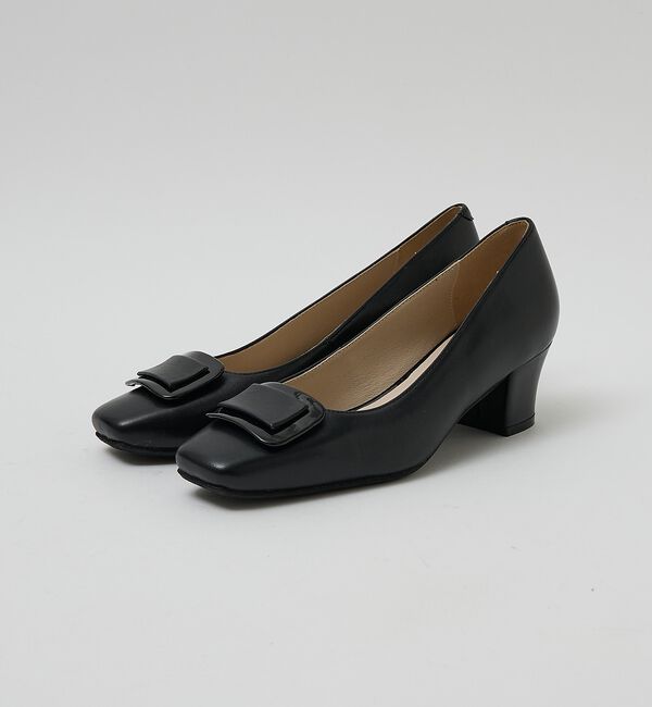 AU BANNISTER「スクエアモチーフパンプス」|パンプス|