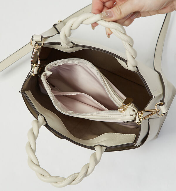 LOWELL things「Twiste/ダブルポケット2WAYトート M」|ショルダー・メッセンジャー|