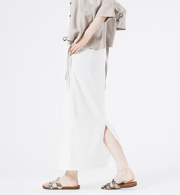 abahouse mavie「ナイロンストレッチロングスカート」|スカート|