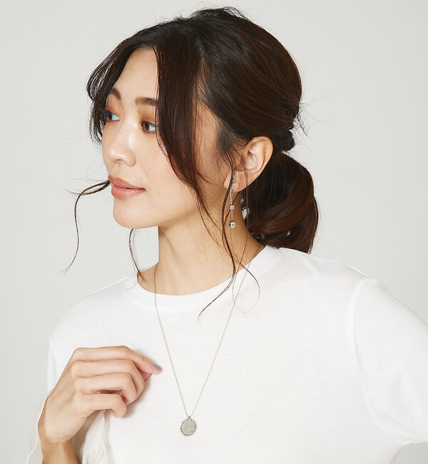 abahouse mavie「ドットサークルモチーフネックレス」|ネックレス|