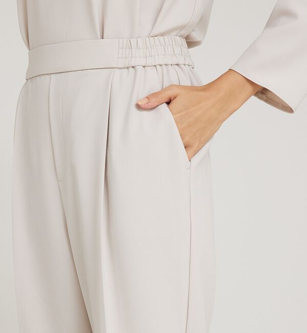 abahouse mavie「【エニデイカセット】タックテーパードパンツ」|スラックス|