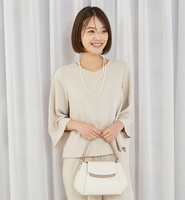 abahouse mavie「【販売店舗限定！上下２点セット】フレアブラウス&times;ワイドパンツセットアップ」|ワンピース|