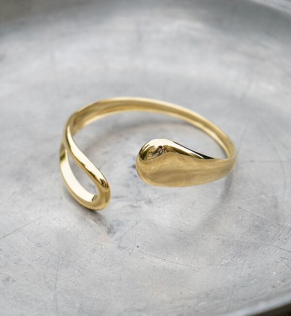 abahouse mavie「【NOVA】サージカルステンレスアシンメバングル」|ブレスレット・バングル|ゴールド