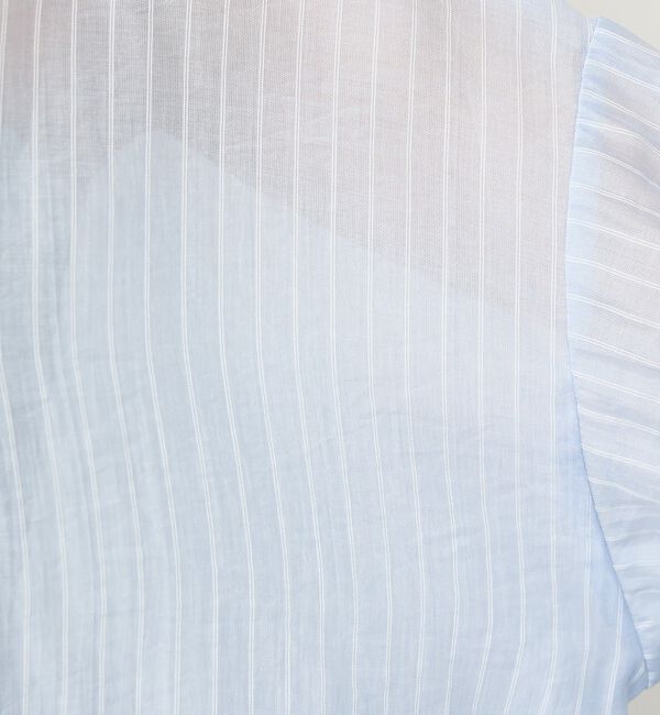 abahouse mavie「【やわらかに透ける】シアーストライプシャツ」|シャツ・ブラウス|