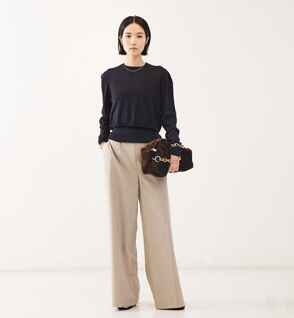 The Store by C' 「【COCUCA】ハイウエスト ワイドパンツ」|スラックス|