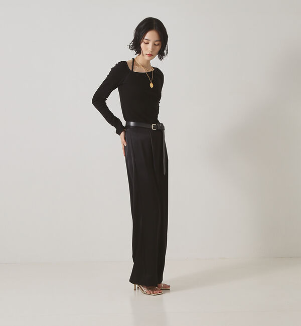 The Store by C' 「【COCUCA】リブアシメジャージー」|Tシャツ・カットソー|