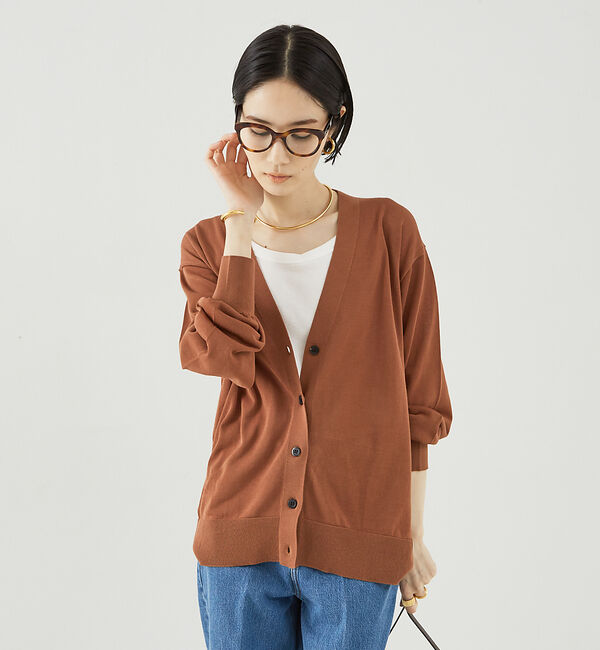 The Store by C' 「【COCUCA】カーディガン」|カーディガン|テラコッタ