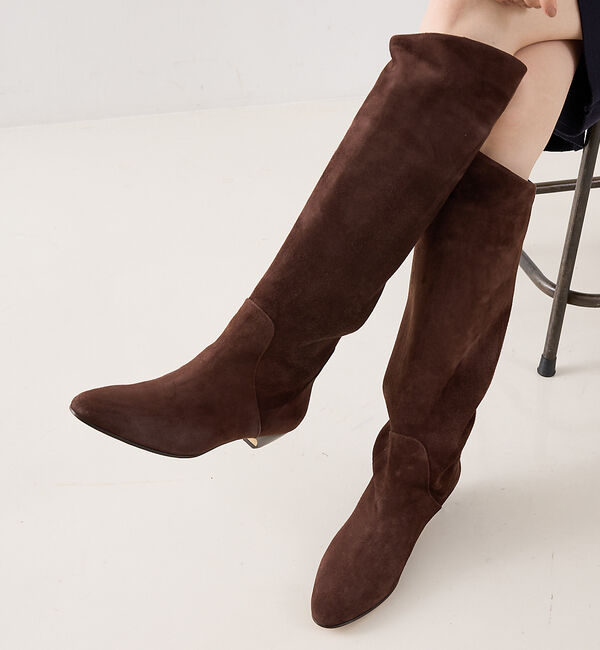 The Store by C' 「【Le Monde Beryl】ALLEGRA RIDING BOOT／ロングブ」|ショートブーツ|チョコ