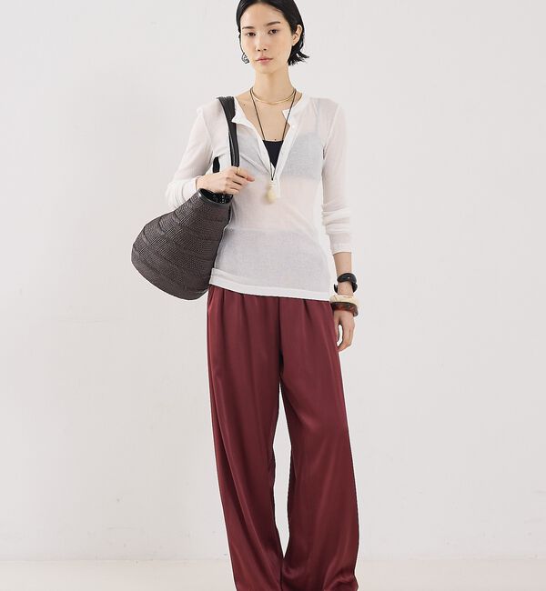 The Store by C' 「【COCUCA】ヘンリーリブプルオーバー」|Tシャツ・カットソー|