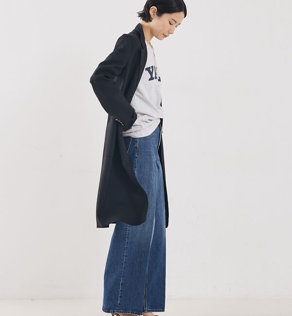 The Store by C' 「【Sporty&Rich】Yale Classic T-Shirt／ロゴTシャツ」|Tシャツ・カットソー|