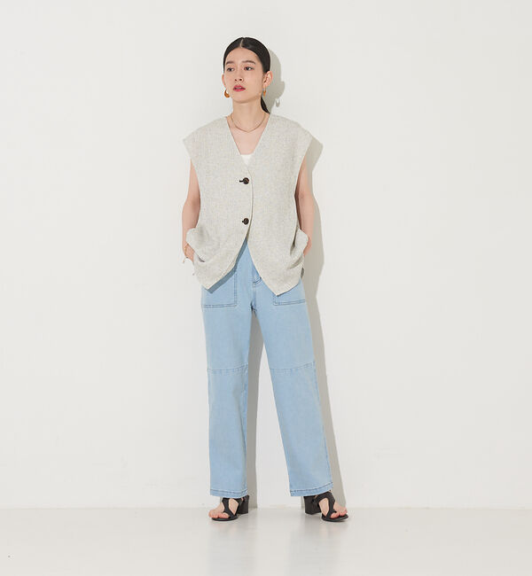 NOMINE「ベイカーデニムパンツ」|デニム|