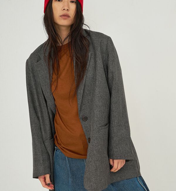 NOMINE「【ユニセックス】オーバーサイズ シャーク テーラードジャケット」|テーラードジャケット|