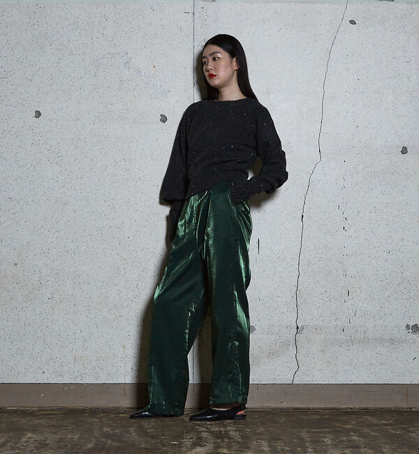 NOMINE「サテンパンツ」|スラックス|