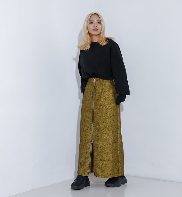 NOMINE「ジャガード ジップ スカート」|スカート|