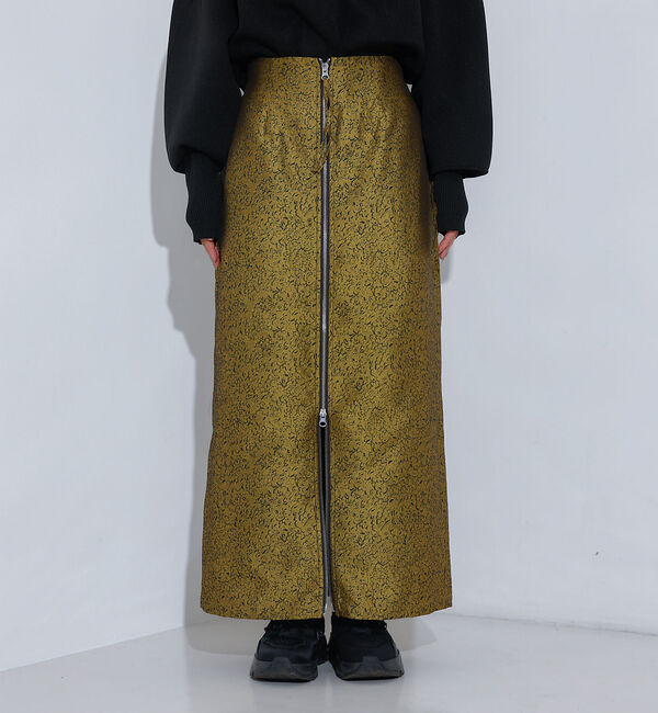 NOMINE「ジャガード ジップ スカート」|スカート|