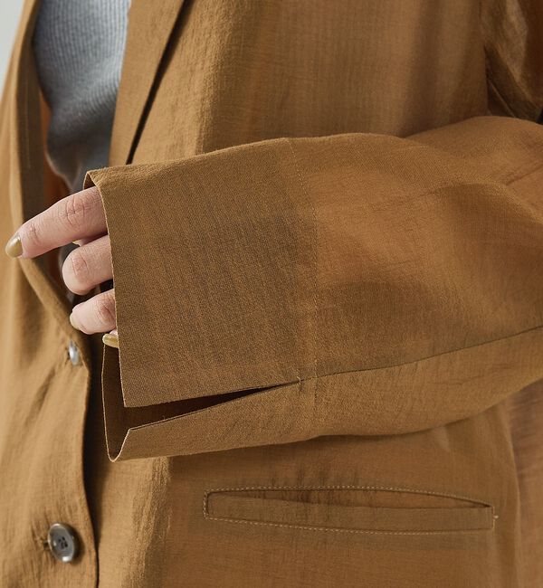 NOMINE「バックスリット シルキー シアー ジャケット」|その他|