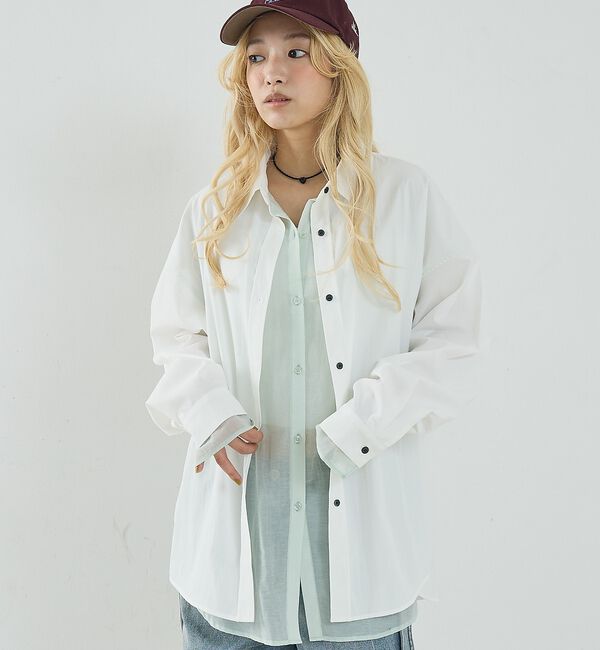 NOMINE「レイヤード シャツ」|シャツ・ブラウス|