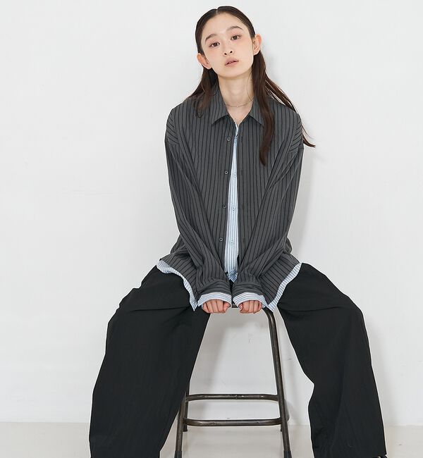 NOMINE「レイヤード シャツ」|シャツ・ブラウス|