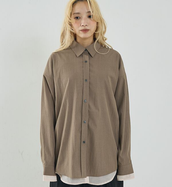 NOMINE「レイヤード シャツ」|シャツ・ブラウス|