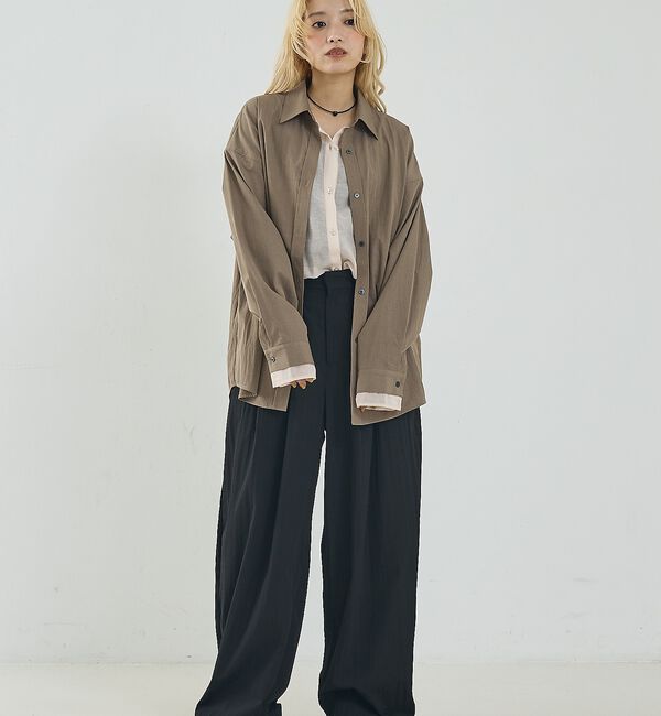 NOMINE「レイヤード シャツ」|シャツ・ブラウス|