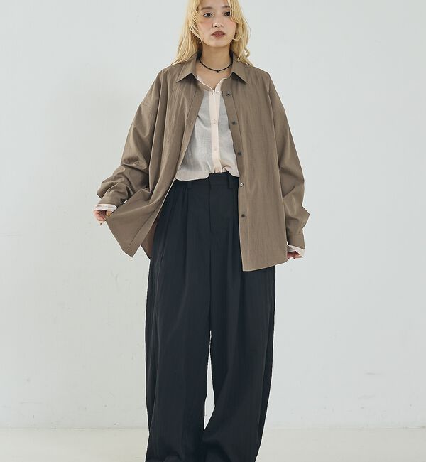 NOMINE「レイヤード シャツ」|シャツ・ブラウス|